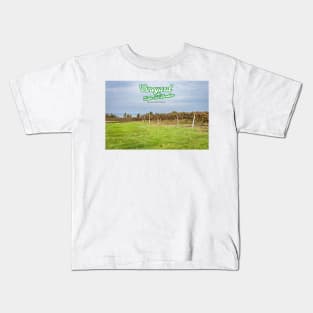 Vineyard on Lake Erie Shoreline Kids T-Shirt